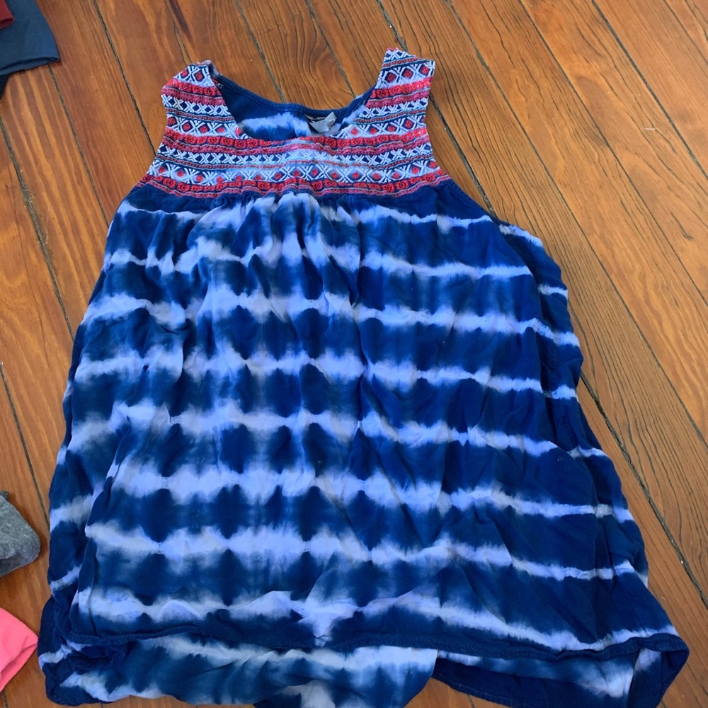 cute blue tank top